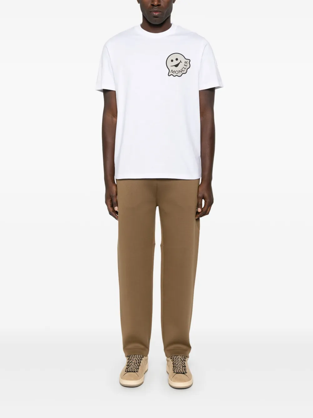 Moncler T-shirt met korte mouwen - Wit