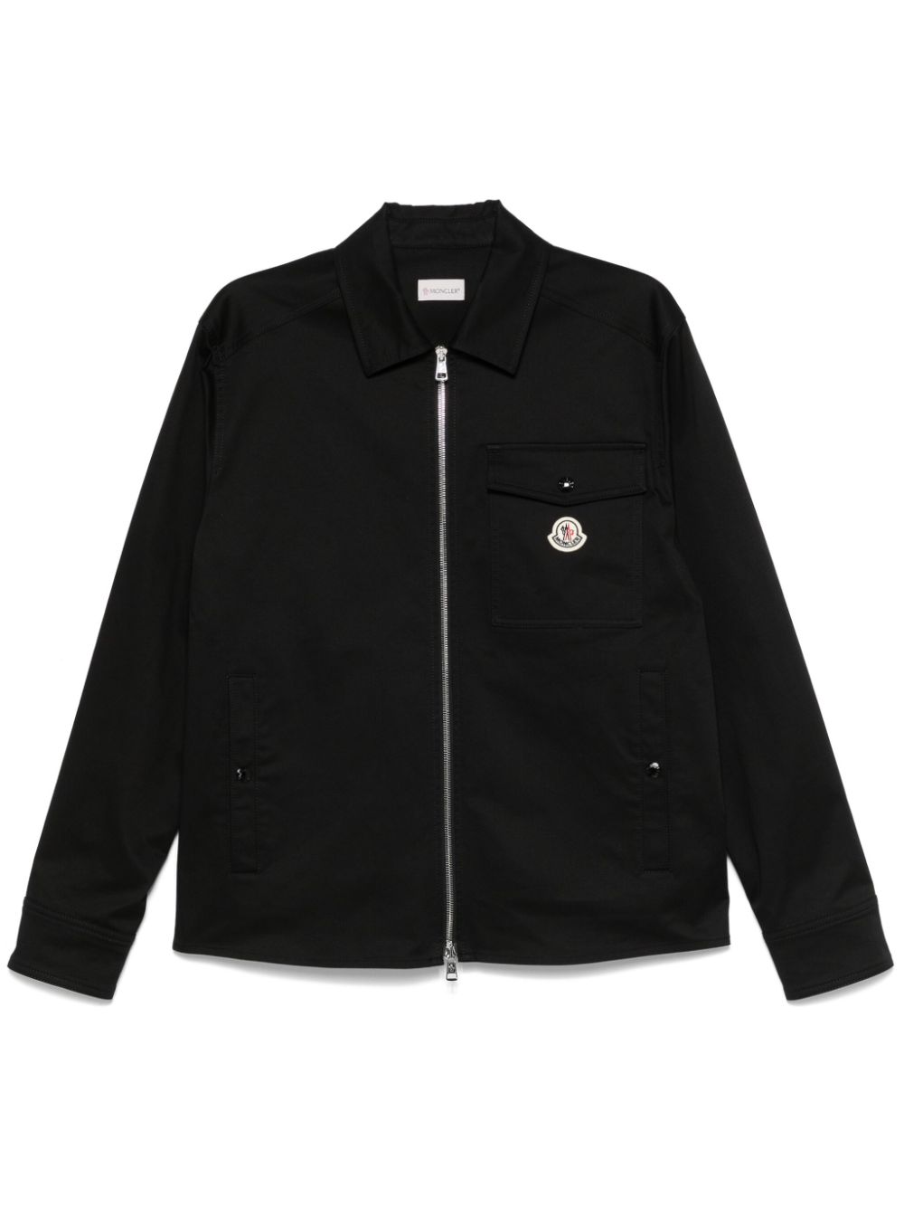 Moncler Shirtjack met rits Zwart