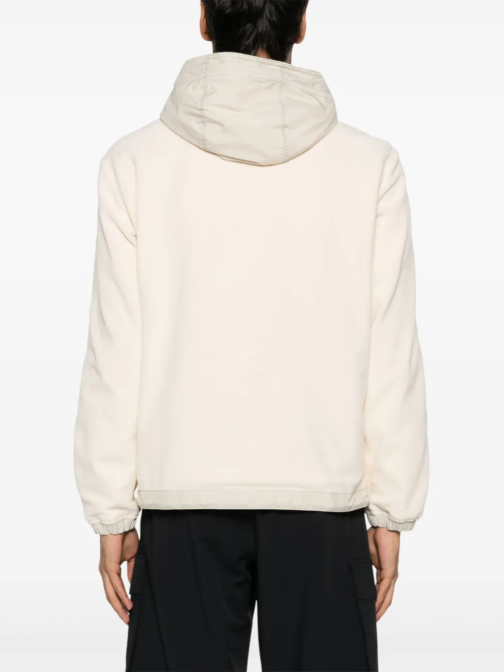 Moncler Omkeerbaar fleece jack met capuchon Beige