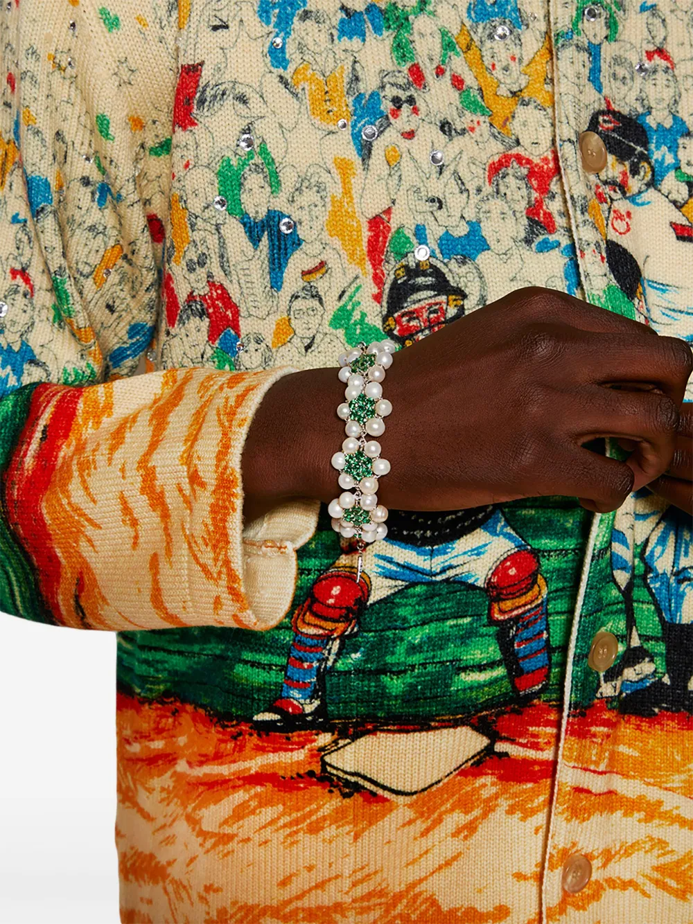 VEERT Bracciale con perline a fiori | Image 2