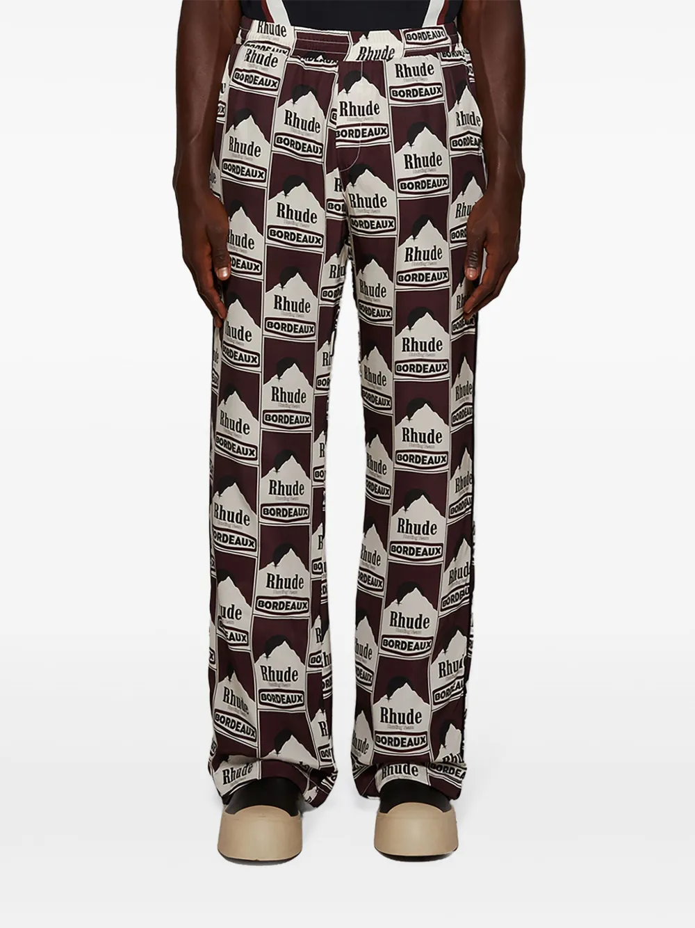 RHUDE Moonlight broek Rood