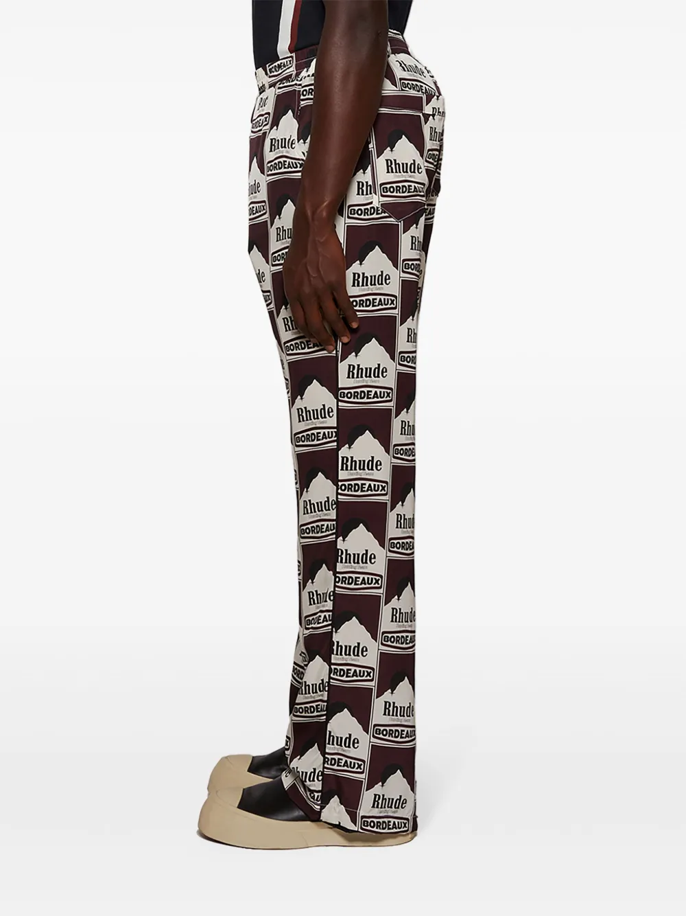 RHUDE Moonlight broek Rood