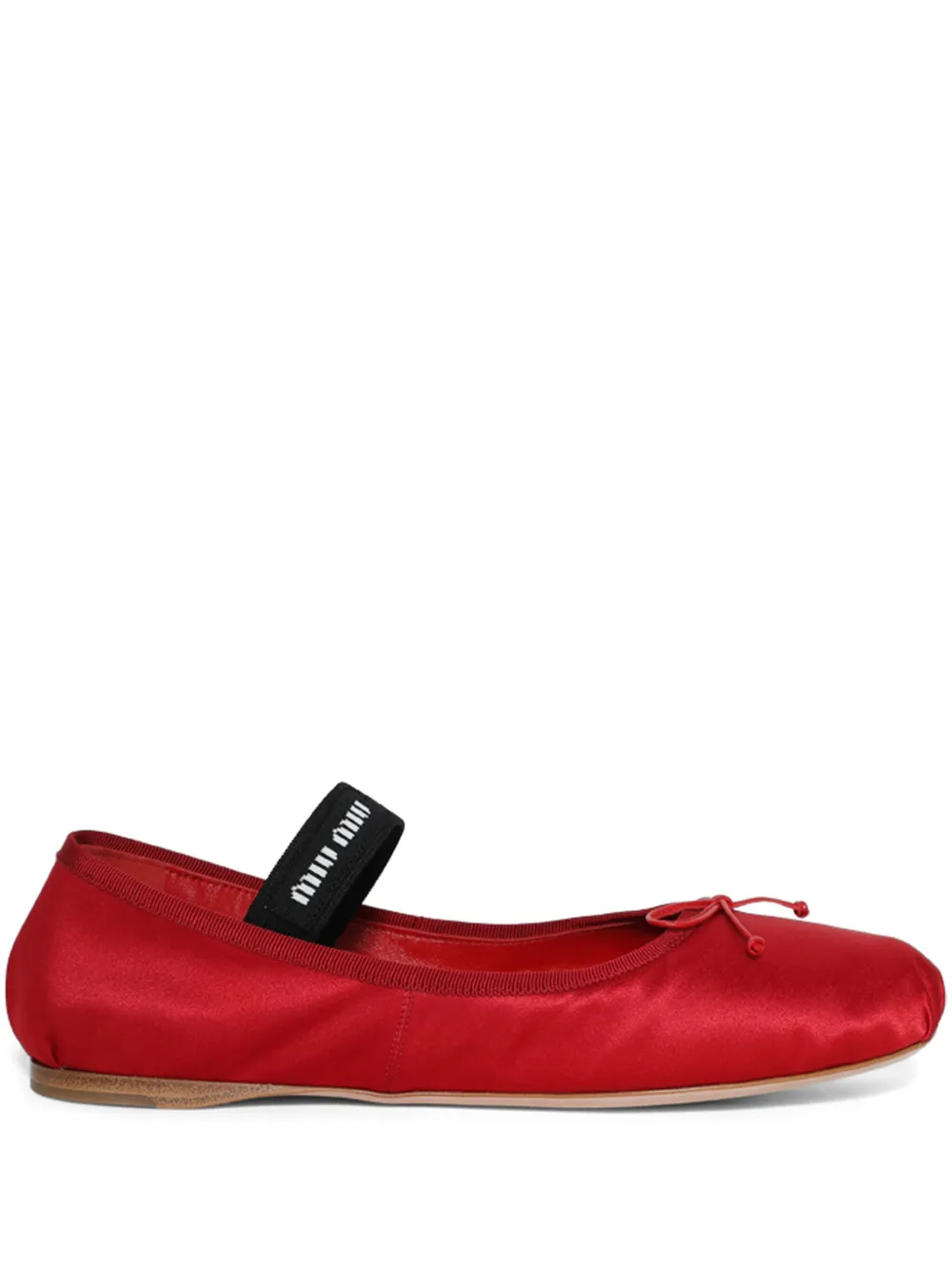Miu Ballerina's met logopatch Rood