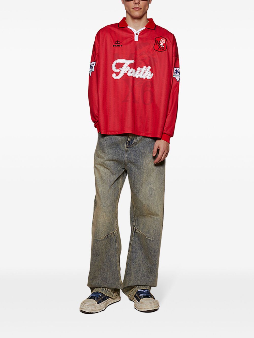 SAINT MXXXXXX Faith soccer shirt - Rood