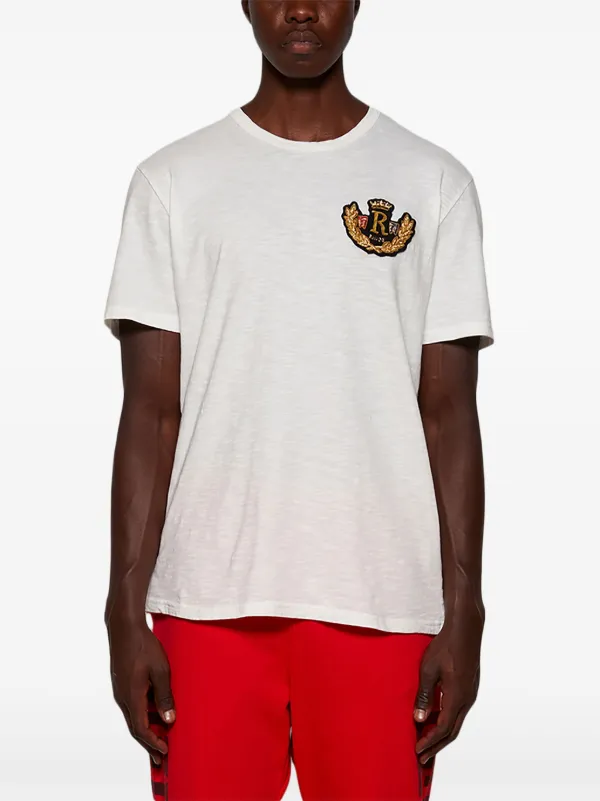 【関税込み】Rhude ホワイト 'Rhude' Logo スラブ Tシャツ RHUDE Logo t-shirt | White | FARFETCH
