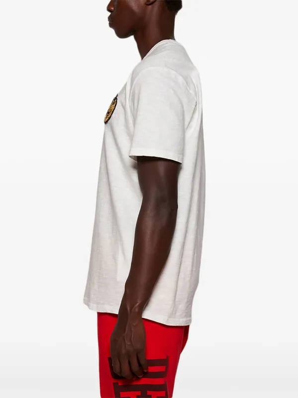 【関税込み】Rhude ホワイト 'Rhude' Logo スラブ Tシャツ 26474718_56437414_600.jpg
