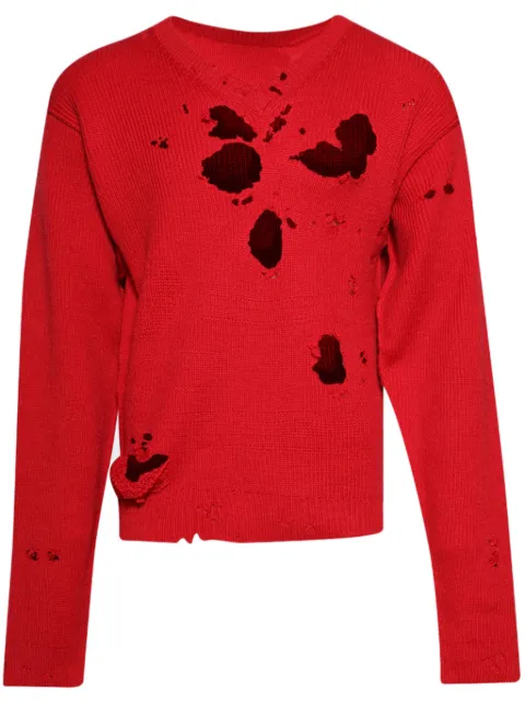 VETEMENTS Pullover im Destroyed-Look