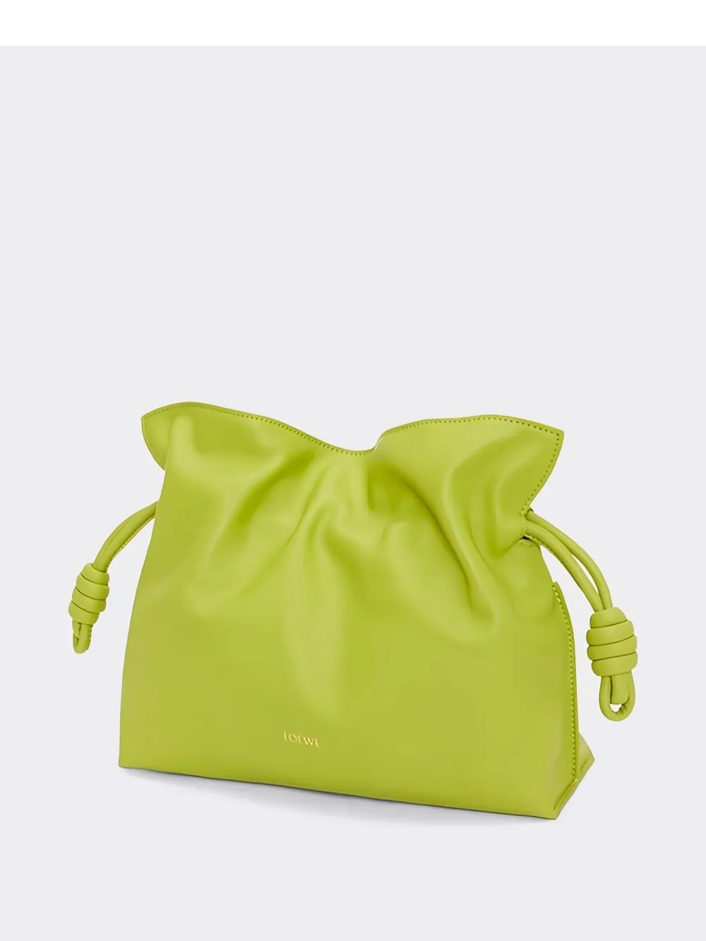 LOEWE Flamenco drawstring clutch bag Groen