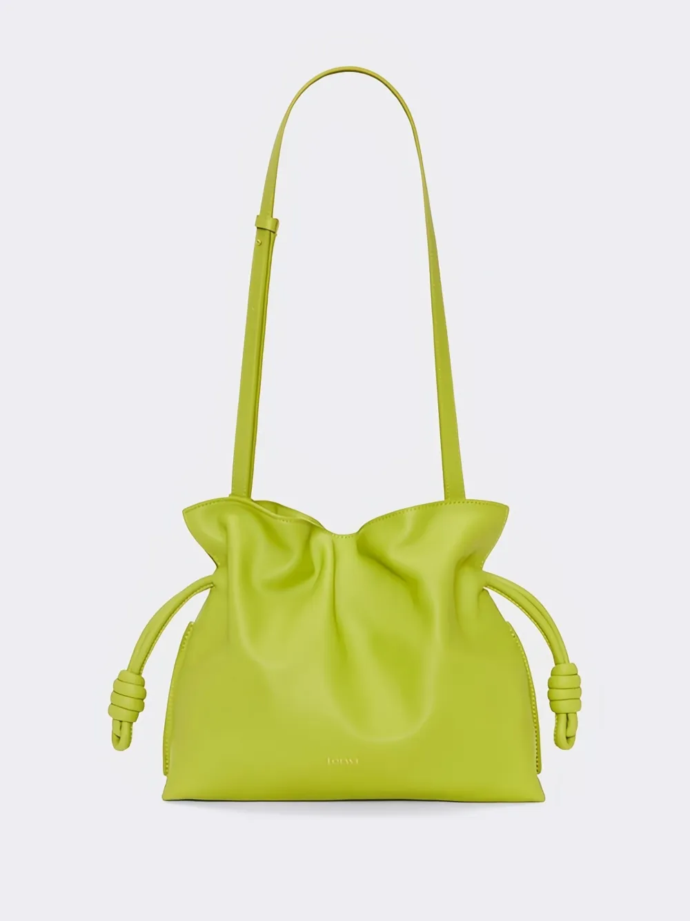 LOEWE Flamenco drawstring clutch bag Groen