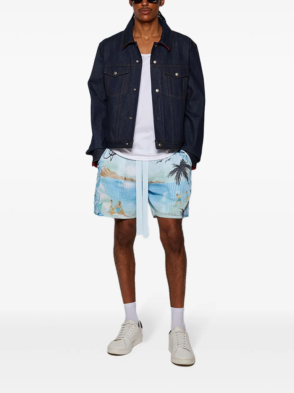 AMIRI Resort Club shorts - Blauw