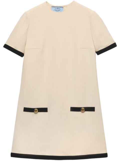 Prada sablé mini dress