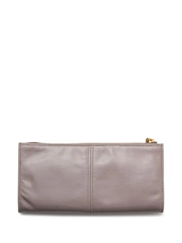 Prada レザーポーチ | ピンク | FARFETCH JP