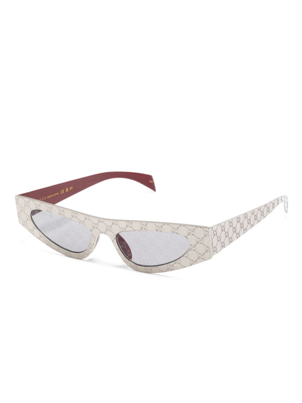 Gucci Eyewear cat eye-frame sunglasses - Zilver