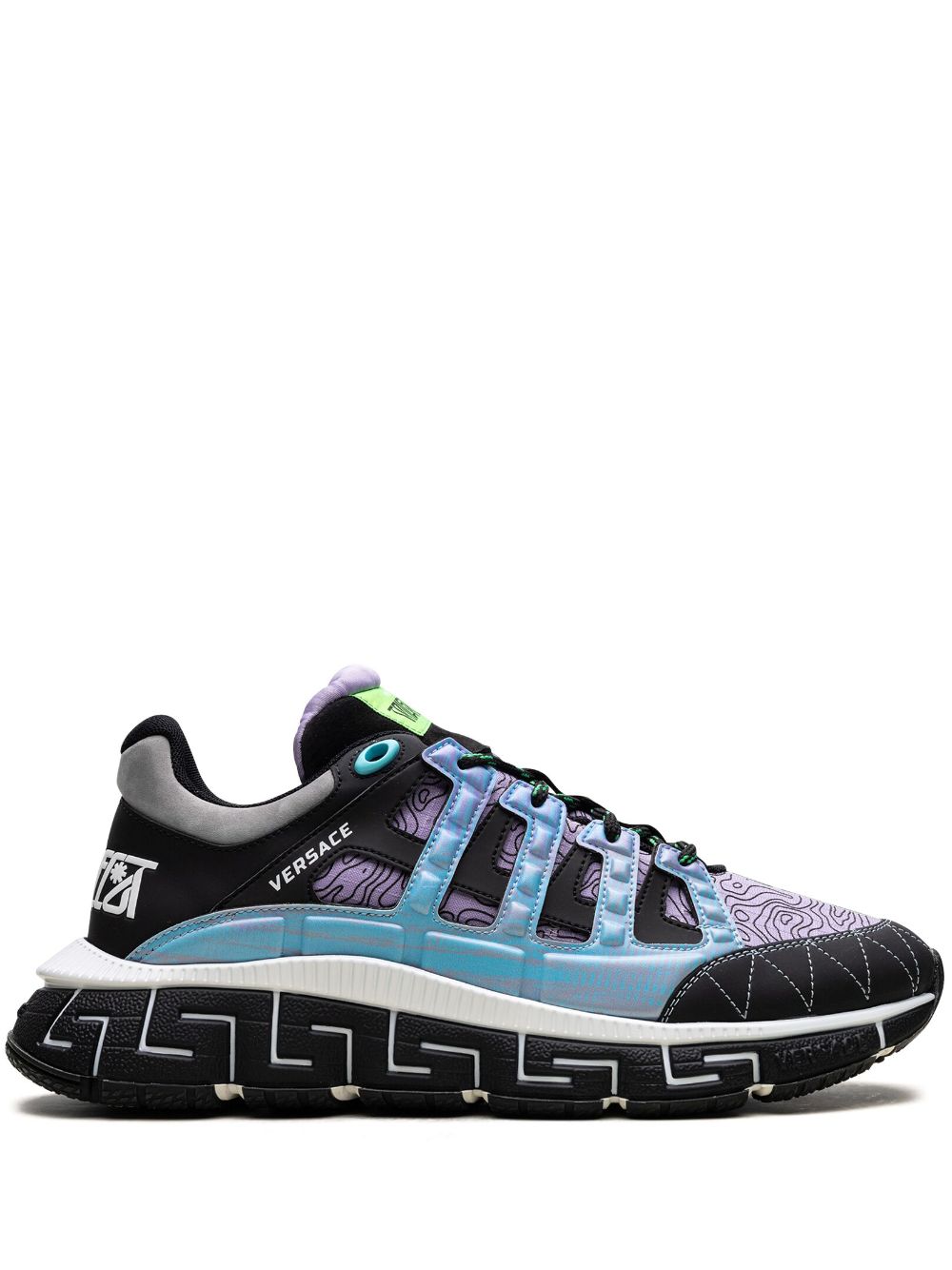 Versace Trigreca "Milan Blue Jacaranda Light Grey" sneakers Black