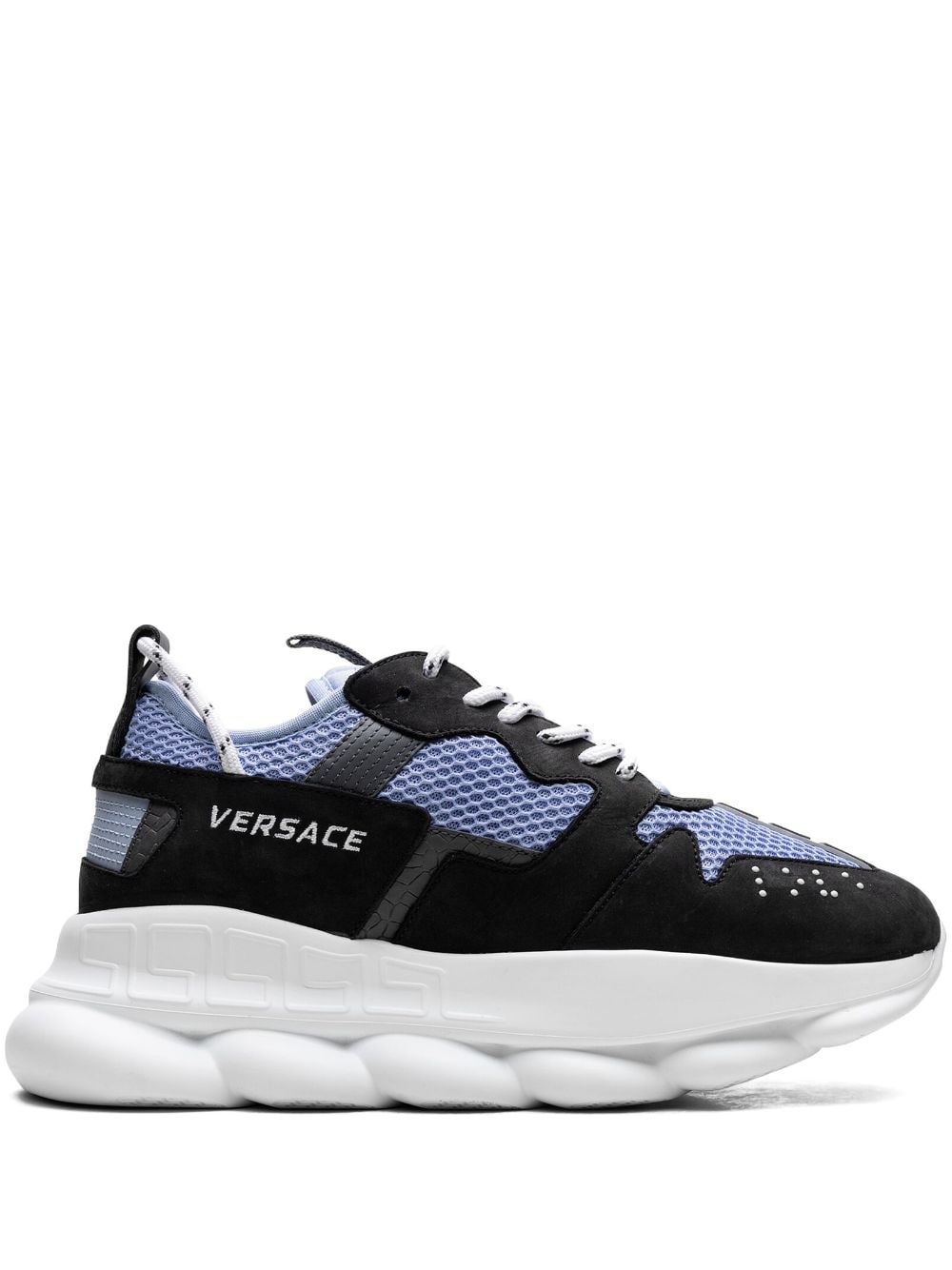 Versace Chain Reaction 2 "Black Light Blue" sneakers