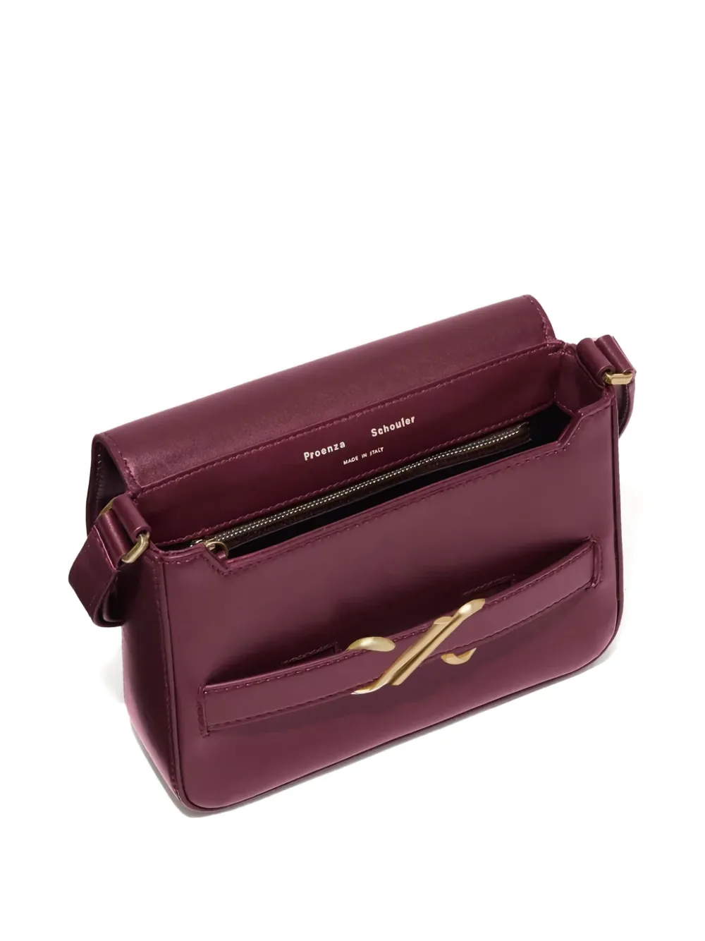 Proenza Schouler Box crossbodytas Rood