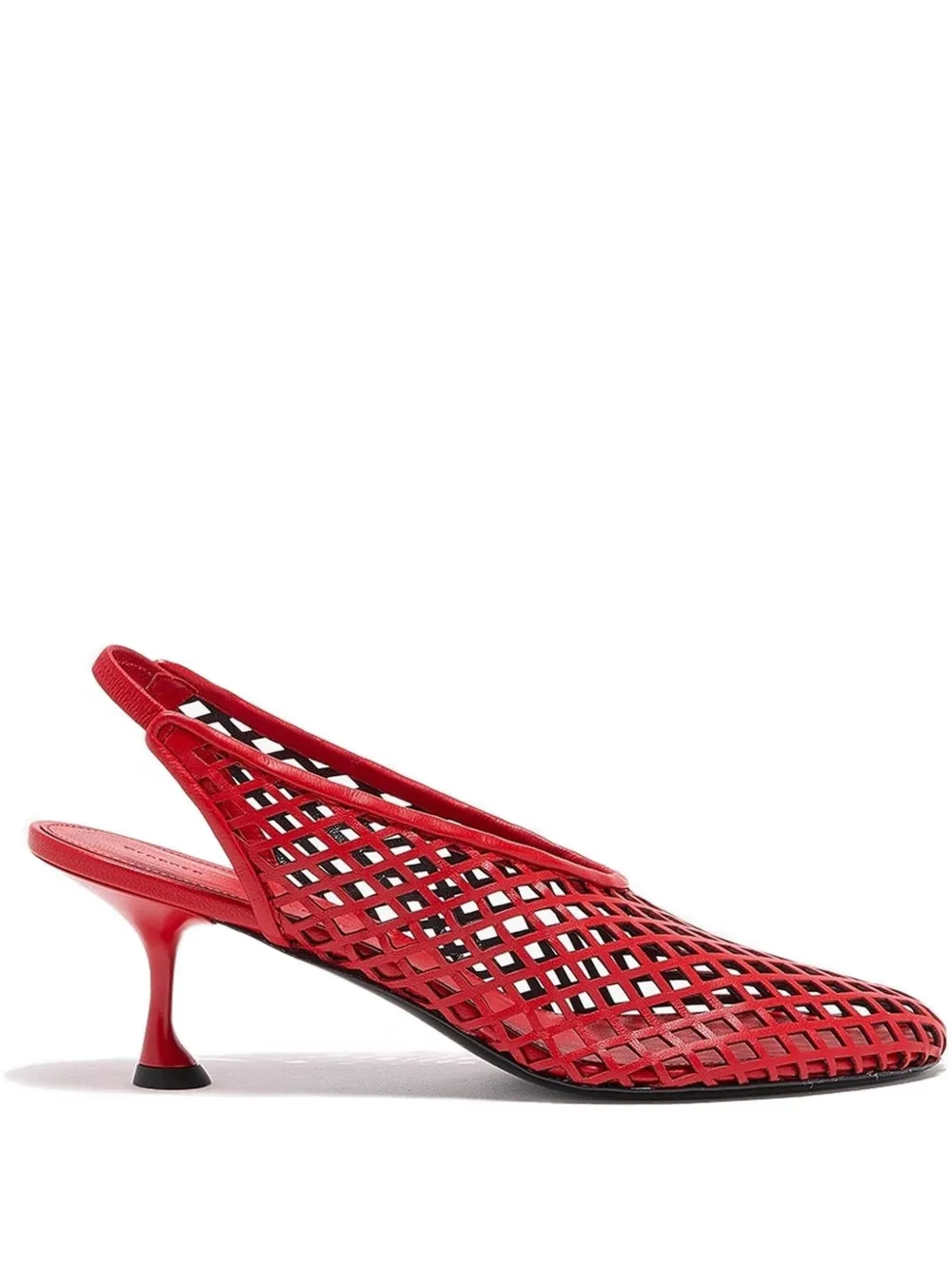 Proenza Schouler perforated slingback pumps Red