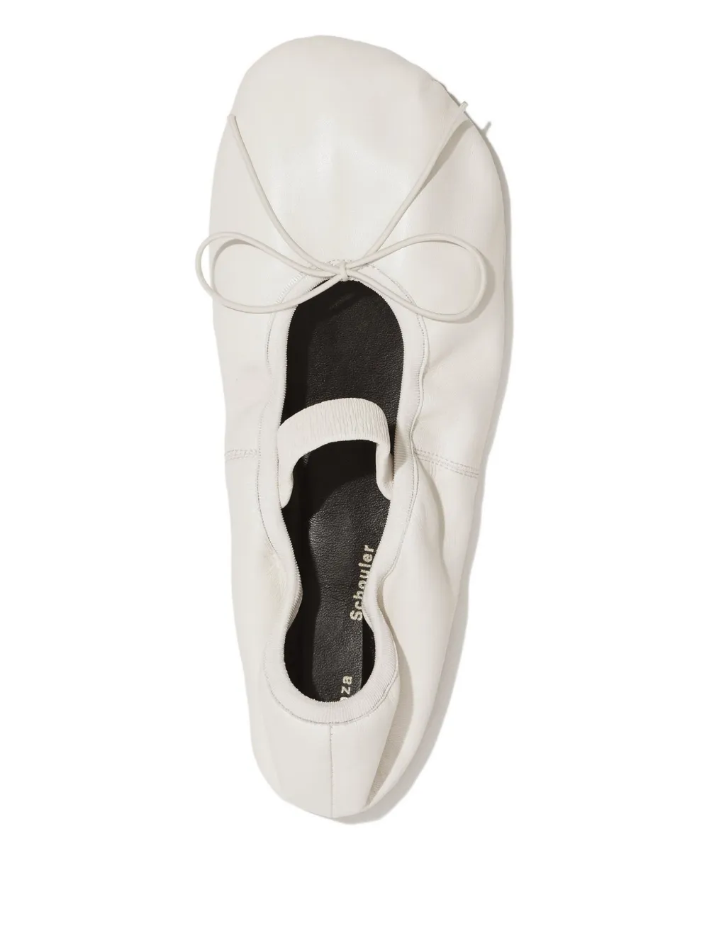 Proenza Schouler Glove Mary Jane Ballet Flats In White