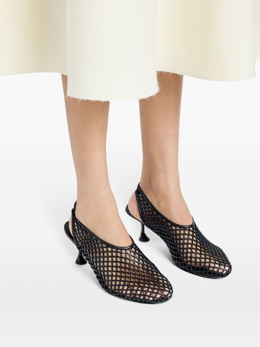 Proenza Schouler Tee geperforeerde pumps Zwart