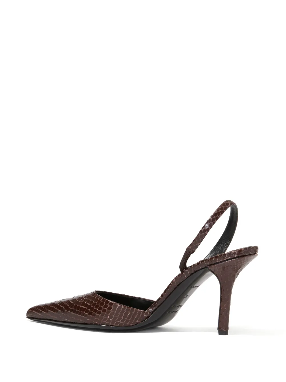 Proenza Schouler Slash Slingback pumps Brown