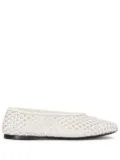 Proenza Schouler Tee Perforated ballerina shoes - White