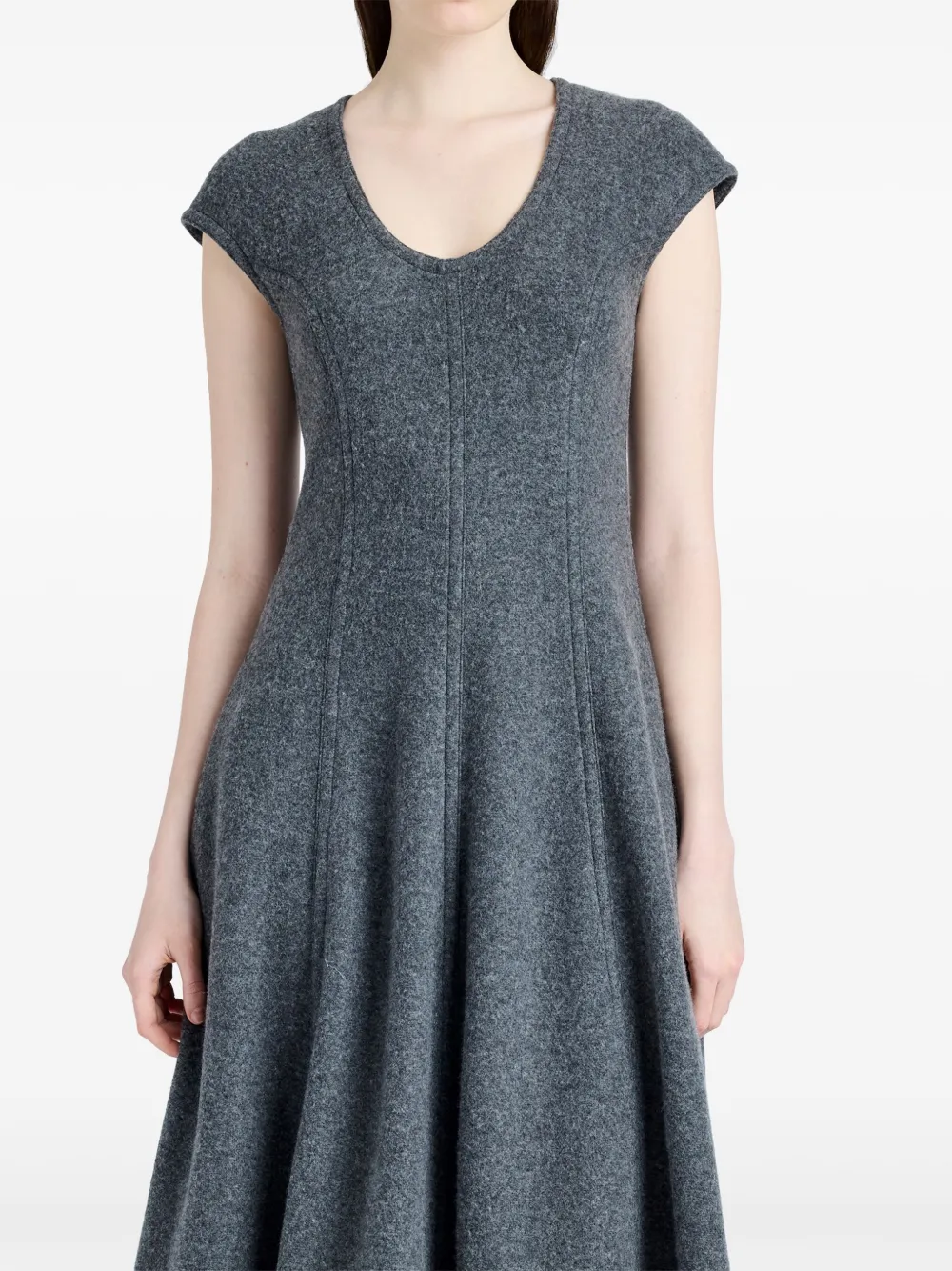Shop Proenza Schouler Delilah Dress In Grey