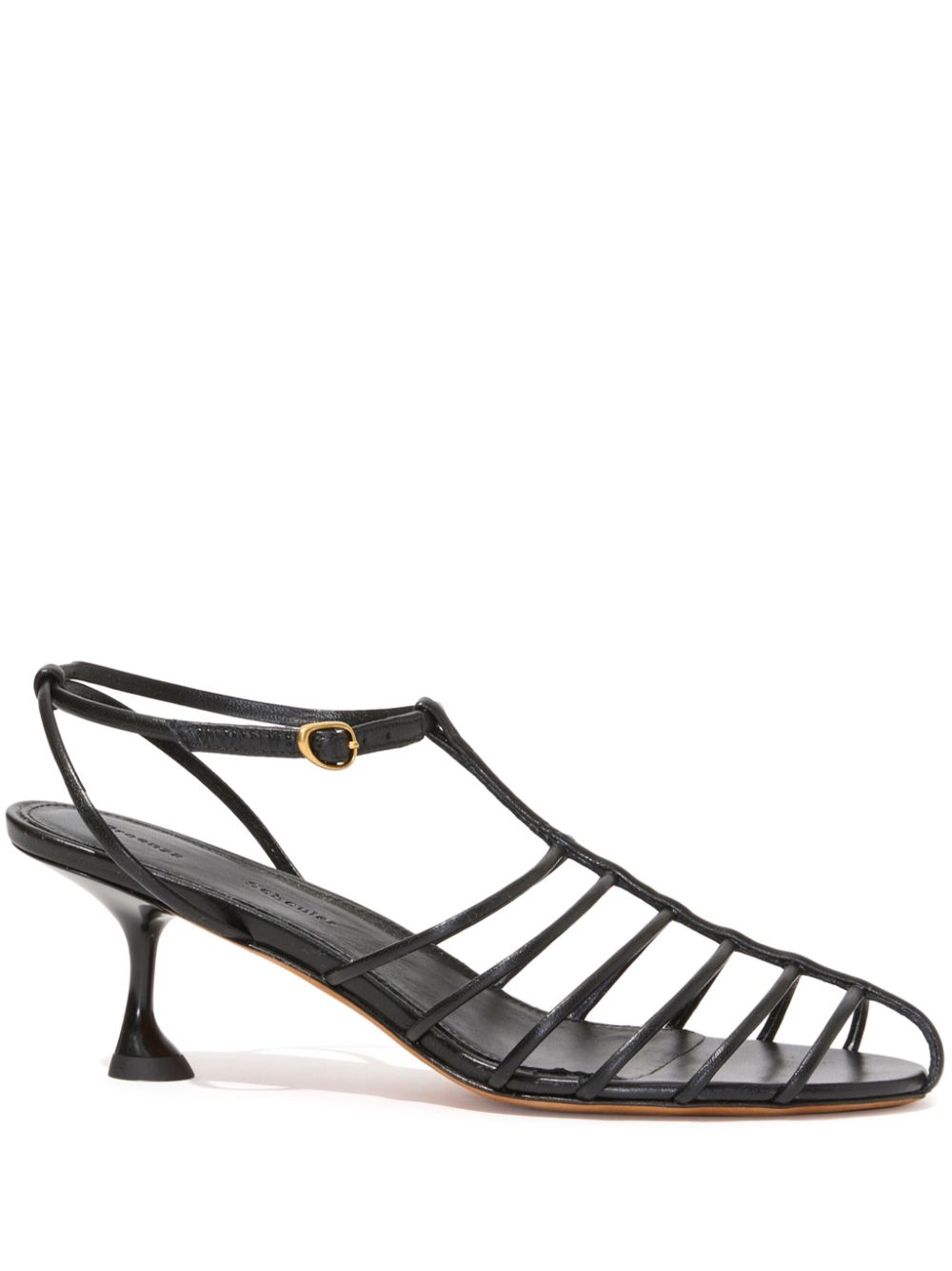 Proenza Schouler Tee Cage sandals Black