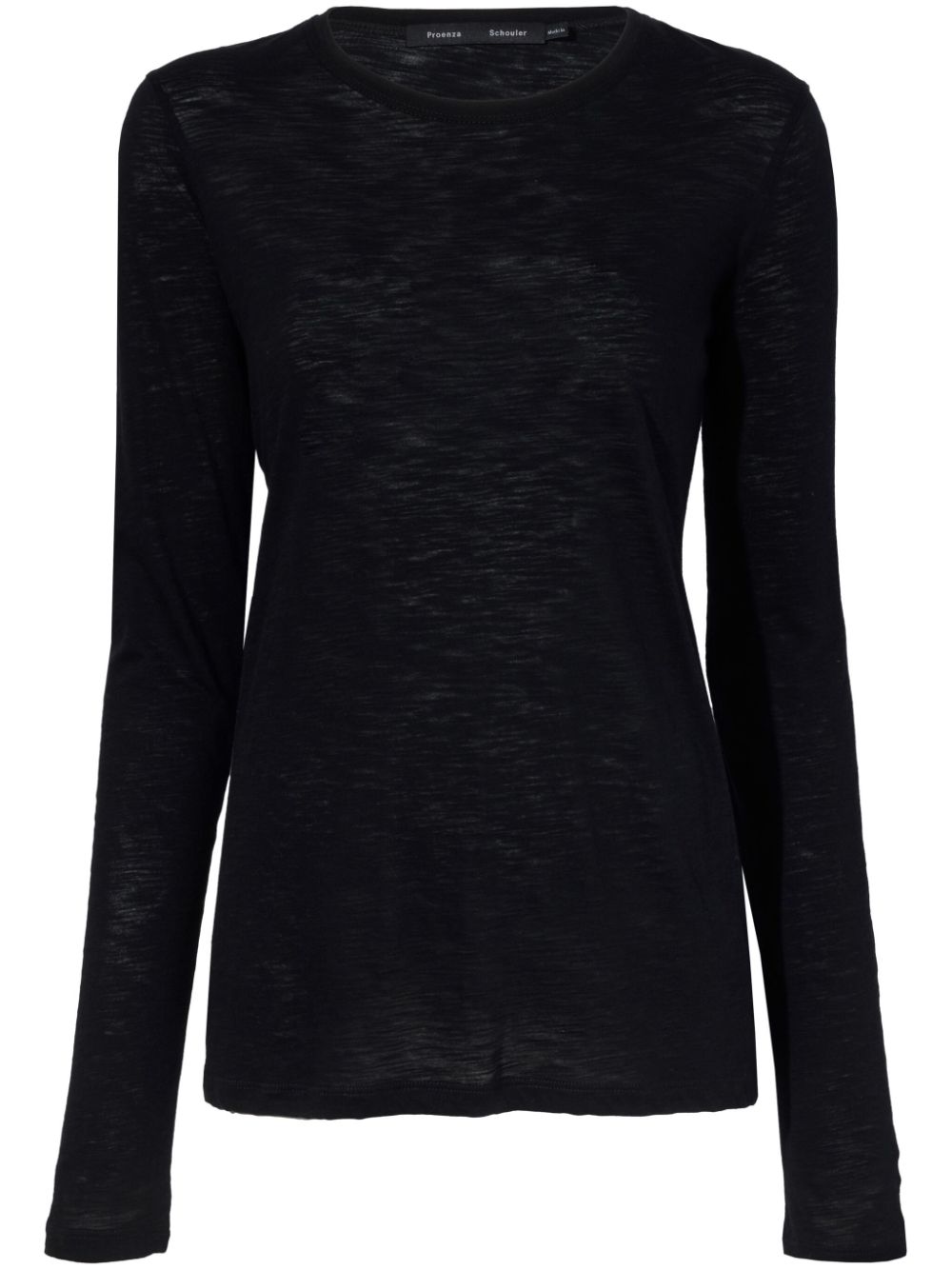 Proenza Schouler jersey long-sleeved T-shirt - Black