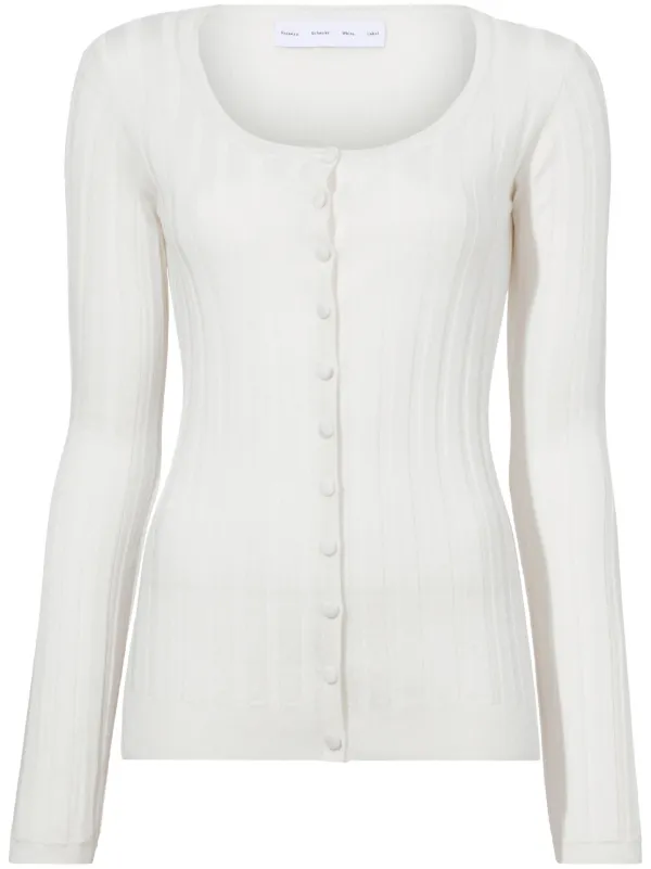 売れ筋商品|||プロエンザ スクーラー ホワイト レーベル ニット&セーター レディース アウター HATTIE CARDIGAN - Cardigan - foggy Proenza Schouler White Label Hattie Cardigan in Lightweight