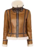 Proenza Schouler Arlo leather jacket - Brown