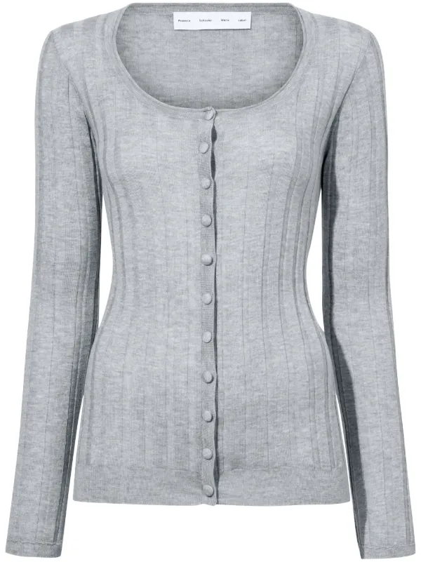 売れ筋商品|||プロエンザ スクーラー ホワイト レーベル ニット&セーター レディース アウター HATTIE CARDIGAN - Cardigan - foggy 26479349_56388062_600.jpg
