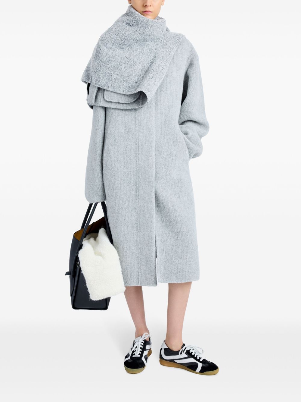 Shop Proenza Schouler Albers Coat In Grey