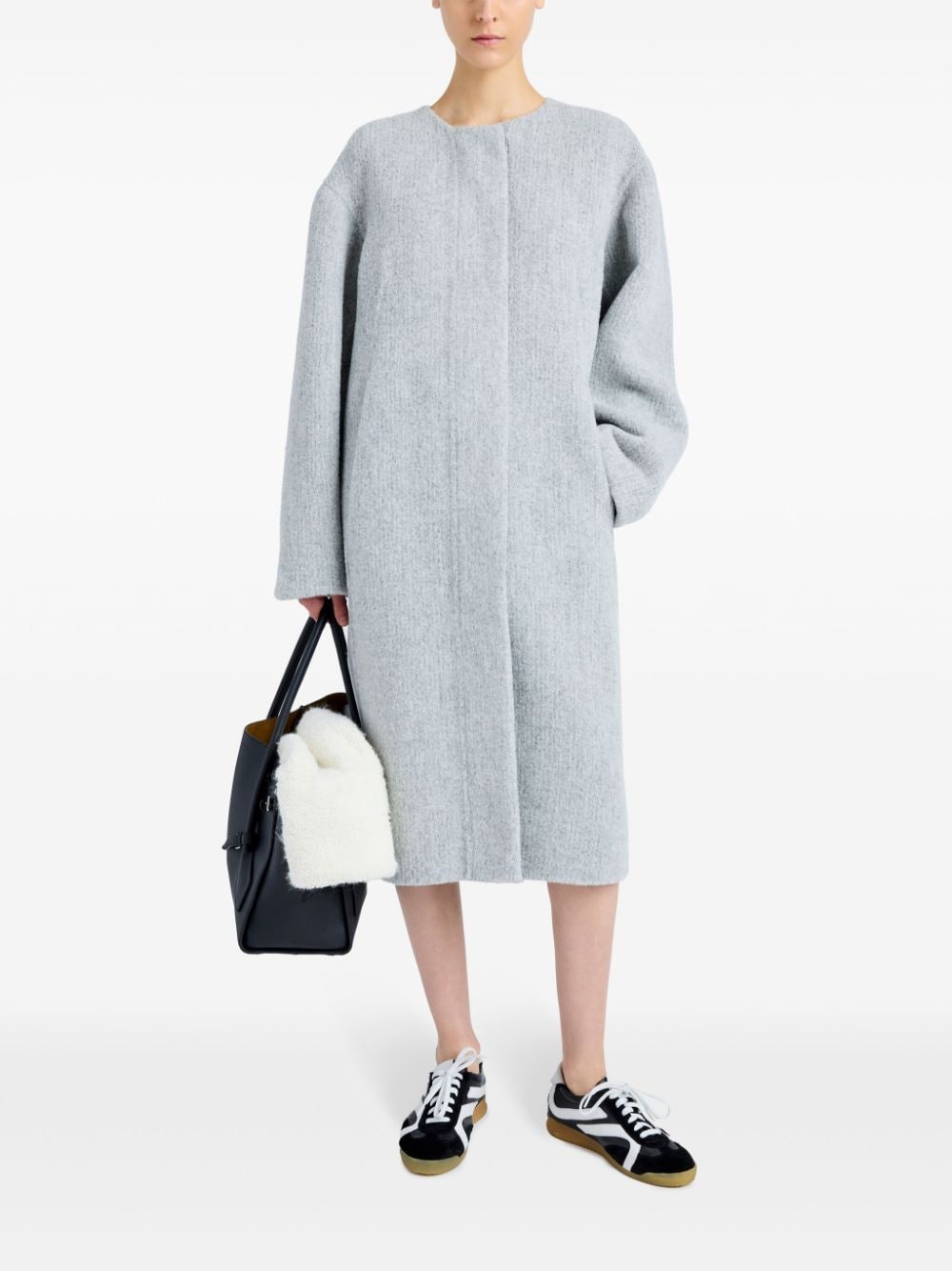 Shop Proenza Schouler Albers Coat In Grey