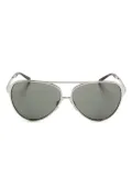 Saint Laurent Eyewear pilot-frame sunglasses - Grey