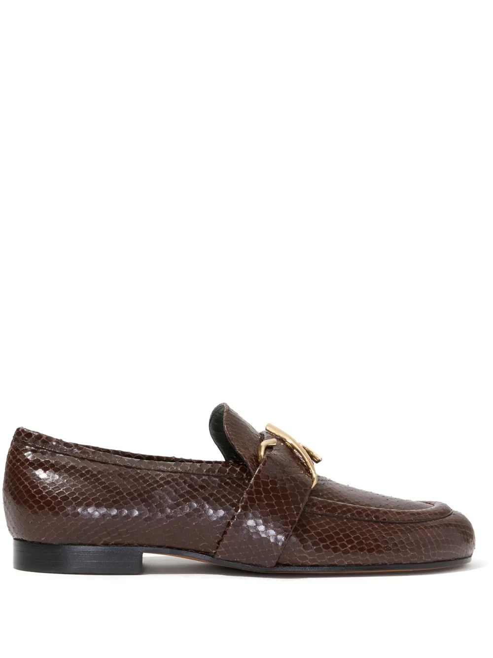 Proenza Schouler embossed effect loafers Brown