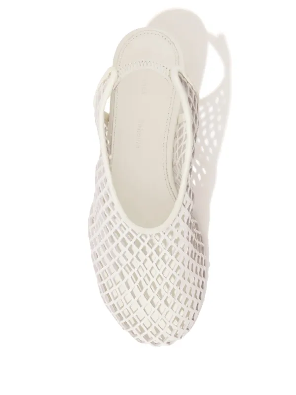 Proenza Schouler Tee Perforated Pumps | White | FARFETCH