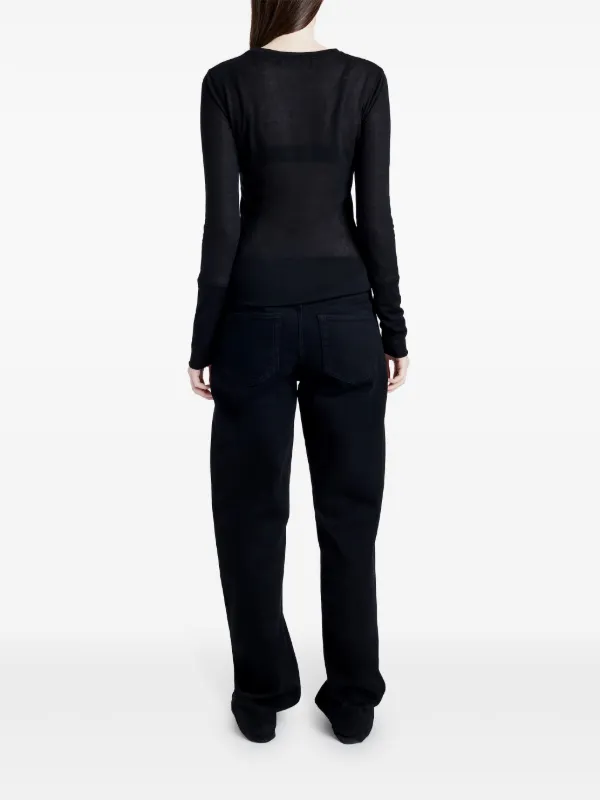 Proenza Schouler Kaiya Top | Black | FARFETCH RO
