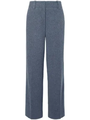 【Proenza Schouler】ウールブレンドワイドレッグパンツ Shop Pants and Skirts | Proenza Schouler - Official Site
