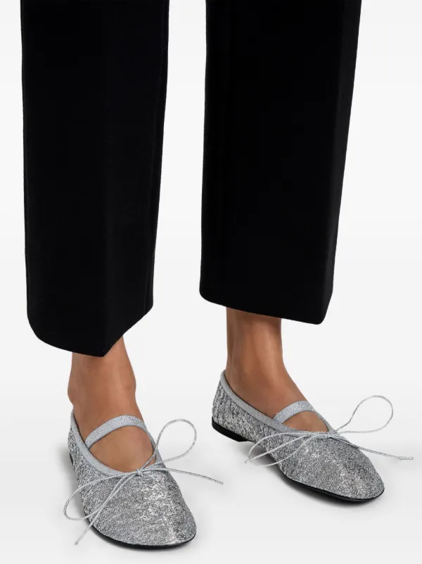 美品IENA別注porselli GLITTER BALLET SHOSE底張済 美品IENA別注porselli GLITTER BALLET SHOSE底張済