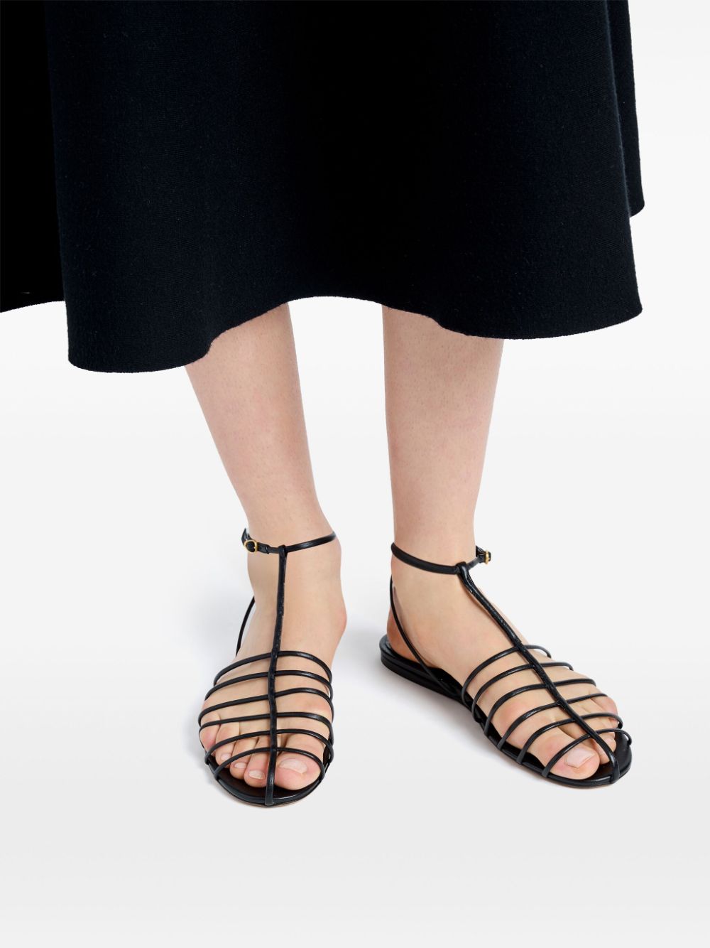 Proenza Schouler Tee Cage sandalen Zwart