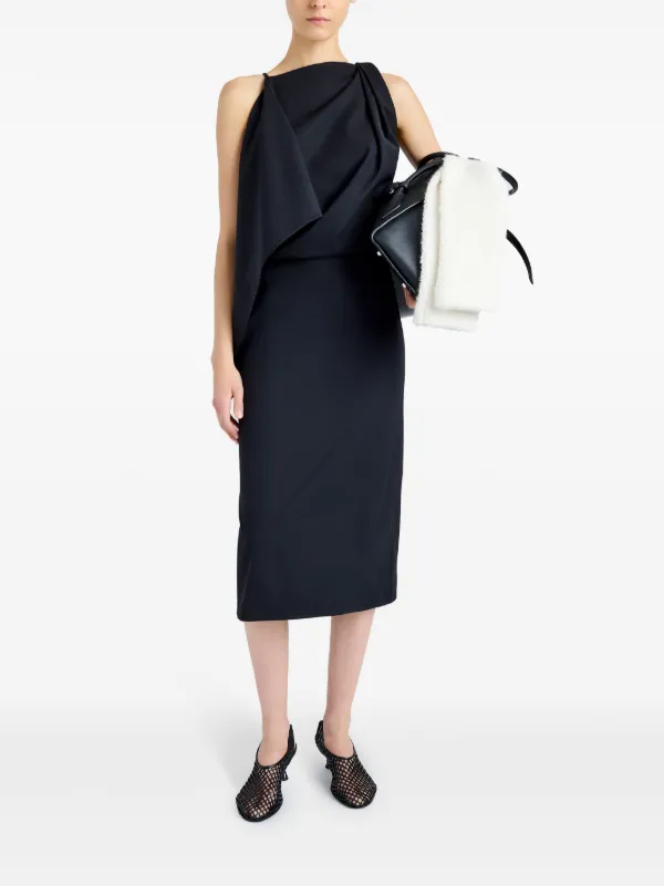 【関税込み】Proenza Schouler ブラック Elena ミディアムドレス Proenza Schouler Elena Dress | Black | FARFETCH BH