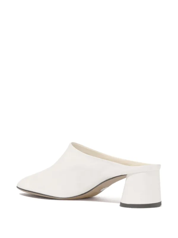 Proenza Schouler 50mm Glove Mules | White | FARFETCH