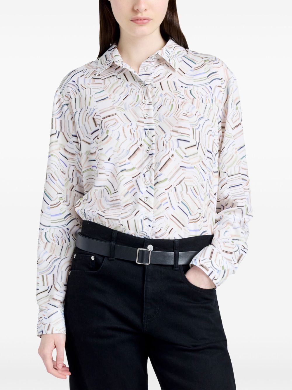 Shop Proenza Schouler White Label Eve Shirt In White