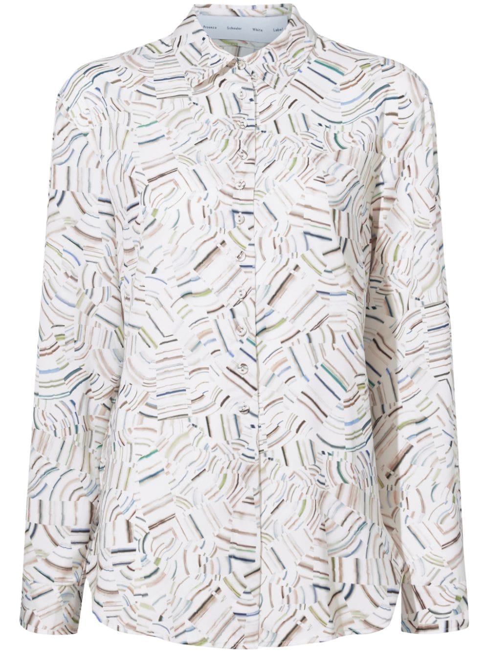 Shop Proenza Schouler White Label Eve Shirt In White