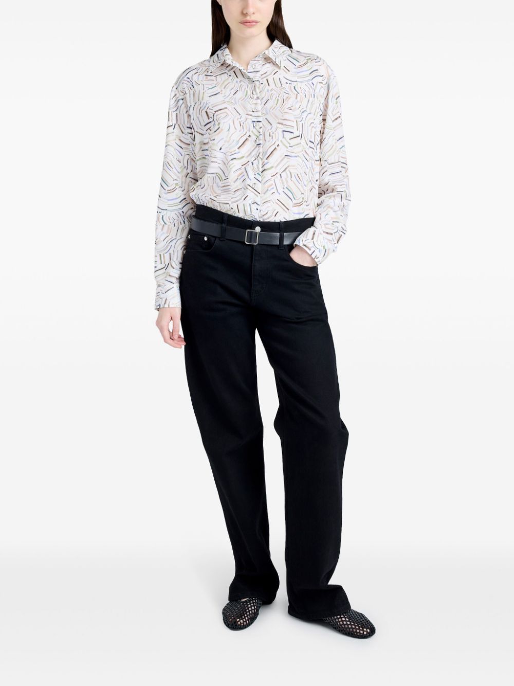 Shop Proenza Schouler White Label Eve Shirt In White