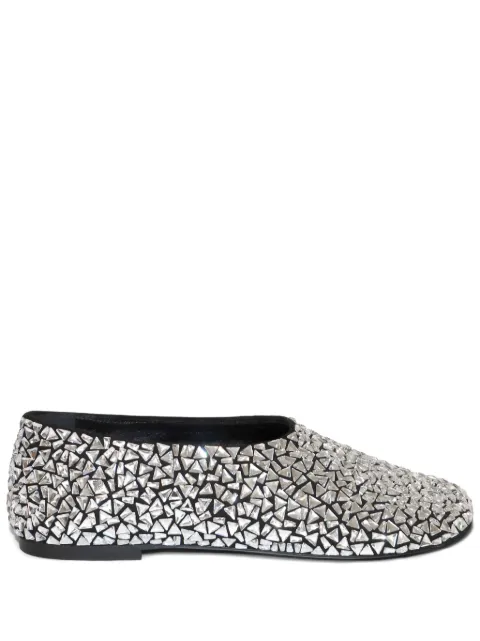 Proenza Schouler crystal-embellished ballerina shoes 