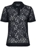 Proenza Schouler Kennedy polo top - Black