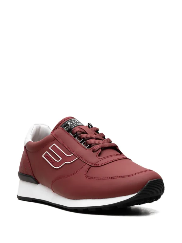 Bally Galaxy Red sneakers men Calf Leather Rubber Fabric 42