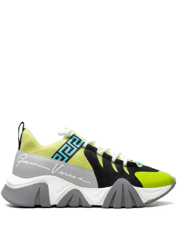 Versace green shoes top