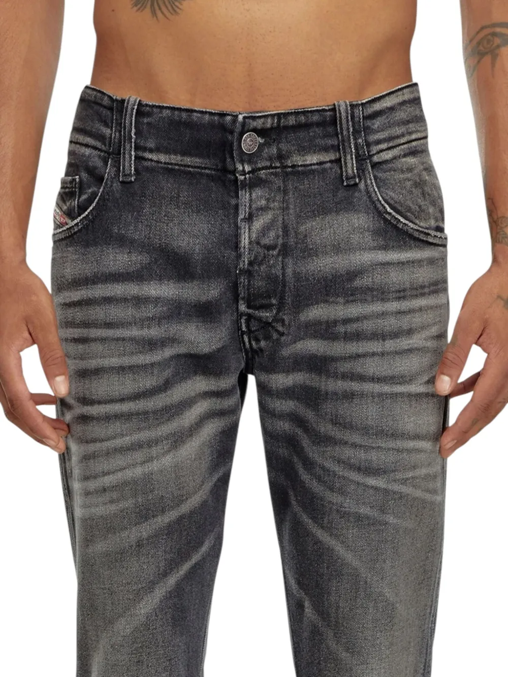 Diesel D-Backler-RR jeans Zwart
